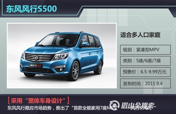 正风行 S500预售6.5万元起 现可预订