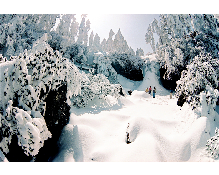 瓦屋雪景