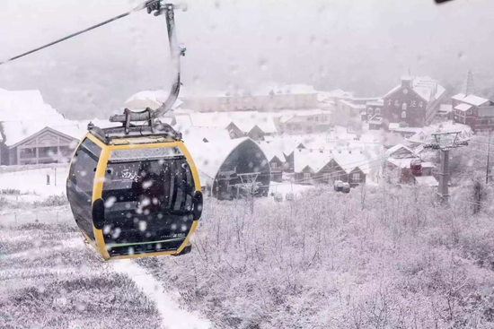 美爆了！西岭雪山突降大雪 近期有望滑雪啦