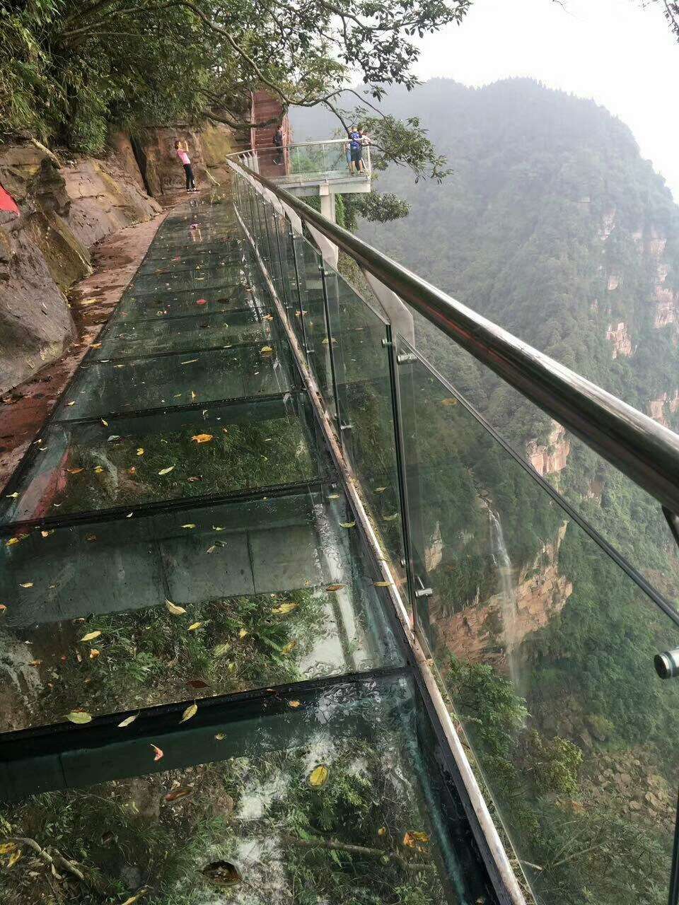 传说中的眉山玉屏山玻璃栈道,先睹为快